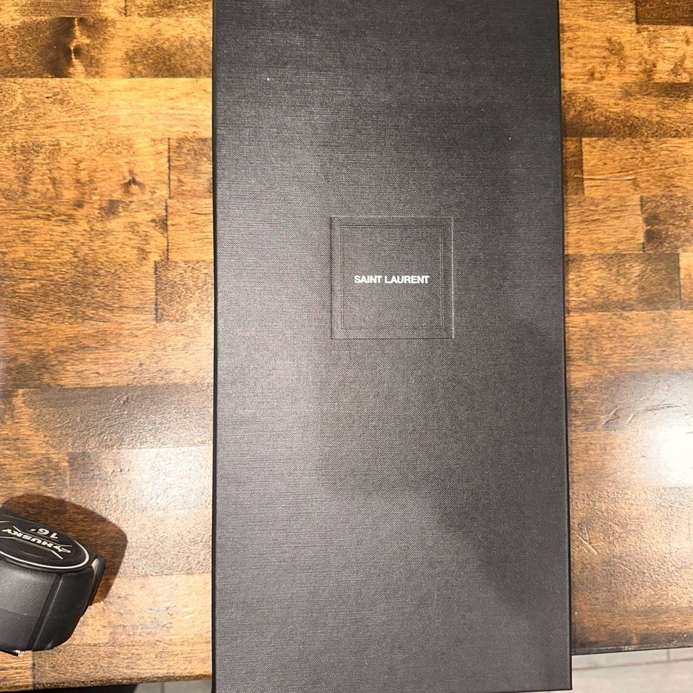 Saint Laurent Sleek Black Gift Box